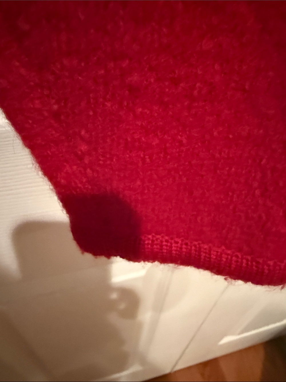 Talbots Red Button-Front Knit Blazer - Picture 3 of 9